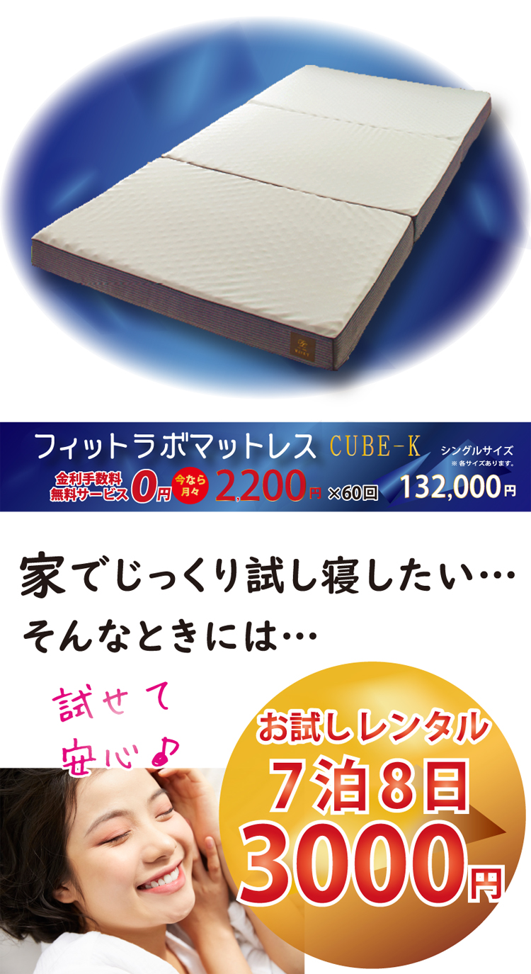 マットレスの価格とサイズ